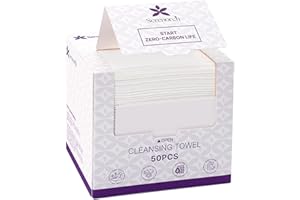 Serenorch Disposable Face Towels, 10" x 12", Ultra Thick Face Towelettes for Sensitive Skin, Extra Soft Makeup Remover Dry Wi