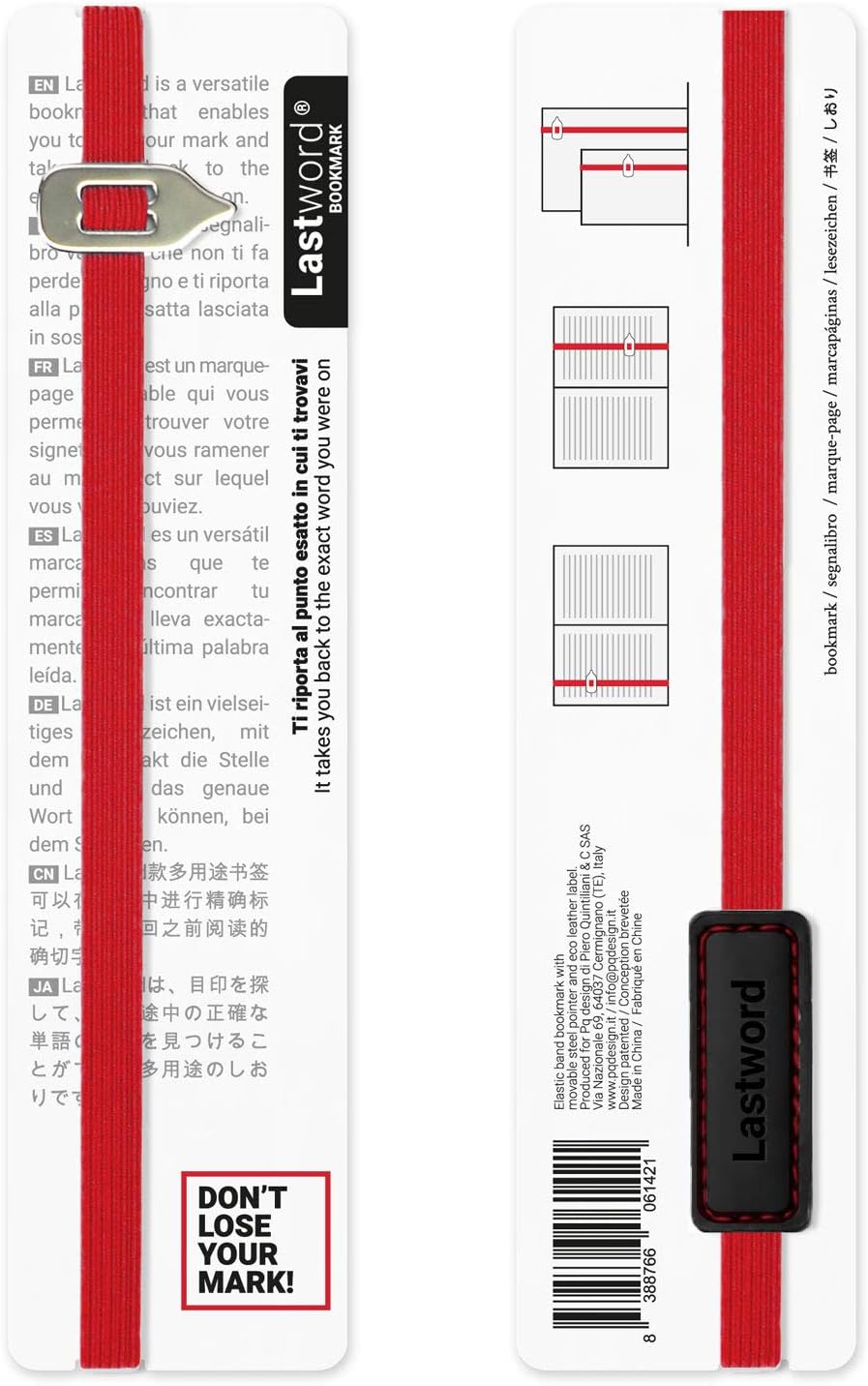 Lastword Bookmarks, Elastic Bookmark Perfect for Any Book Office, for Women Men and Children, Don't Lose Your Mark - Image 3