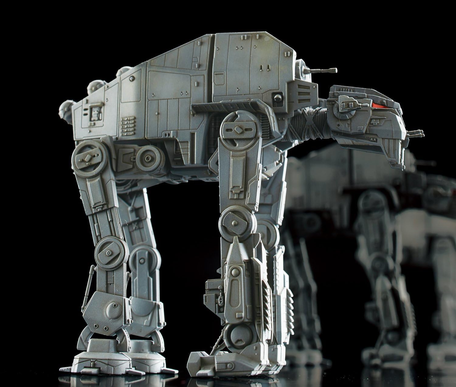BANDAI SPIRITS Vehicle Model 012 Star Wars at-M6 Plastic, Grey - Image 4