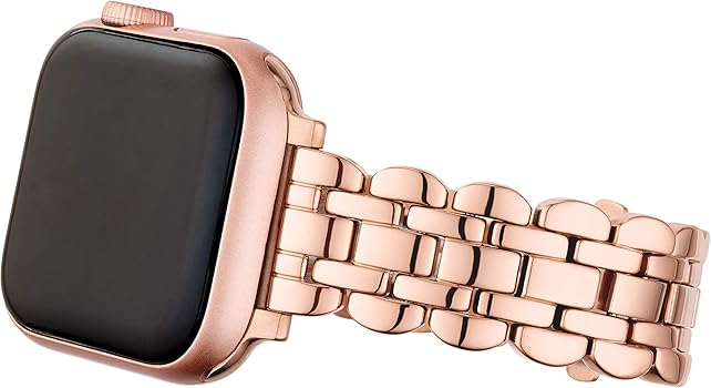 Amazon Com Kate Spade New York Women S Stainless Steel Apple Watch Band Strap 38mm 40mm Color Rose Gold Model Kss0067 Watches