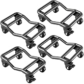 Car Dolly Set of 4, 9000 LBS Capacity Universal Vehicle Moving Dolly for Cars, SUVs, Motorcycles &amp; Boats, Low-Profile Wheel Skates for Garage, Workshop and Marine Use