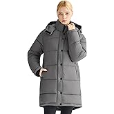 Orolay CHIIONE Winter Puffer Jacket Women's Mid-Length Relaxed Fit Warm Down Coat with Hood, Windproof Winter Parka