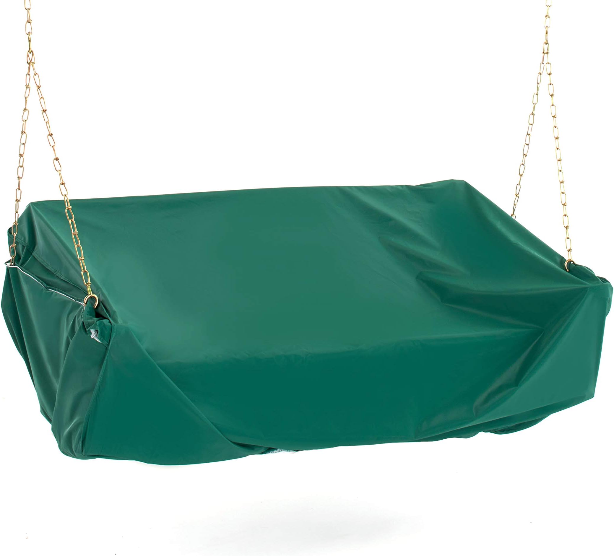 Covermates Outdoor Swing Cover - Light Weight Material, Weather Resistant, Elastic Hem, Seating and Chair Covers, 56W x 25D x 32H, Green