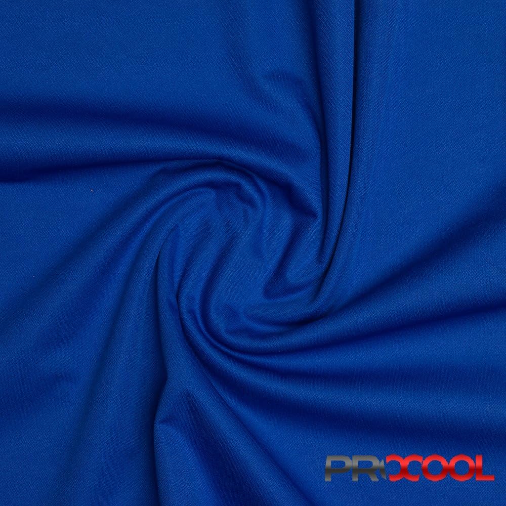 ProCool Athletic Interlock (Made in USA, Saturn Blue, sold by the yard)