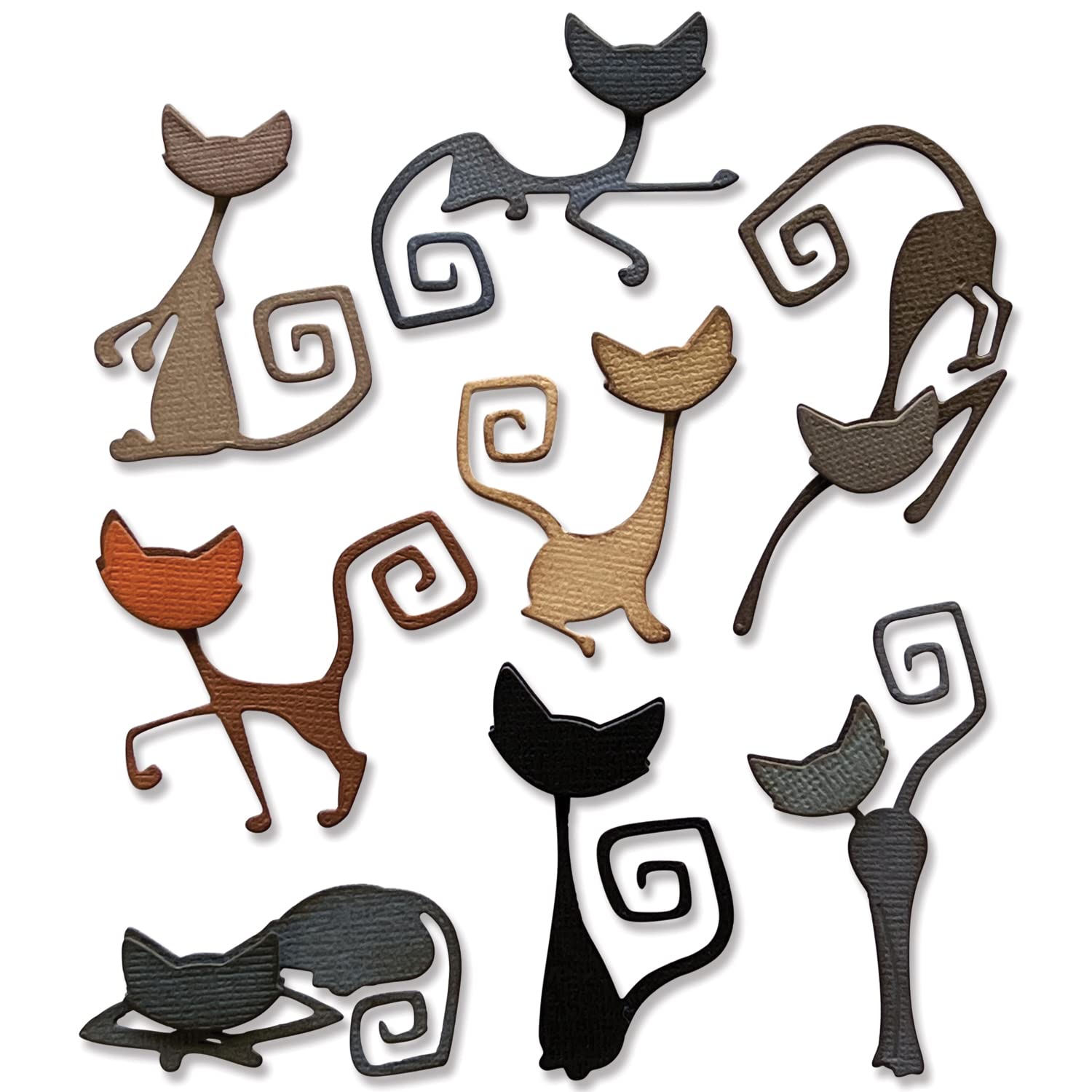 Sizzix Thinlits Die Set 16PK Mischievous by Tim Holtz | 665996 | Chapter 3 2022