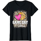 Game Day Basketball Cute Basketball Lover Women Girls T-Shirt
