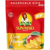 Sun-Maid Dried Mango Slices - 15 oz Resealable Bag - Sweetened with Cane Sugar - Dried Fruit Snack for Lunches, Holiday Snacks, and Charcuterie Boards