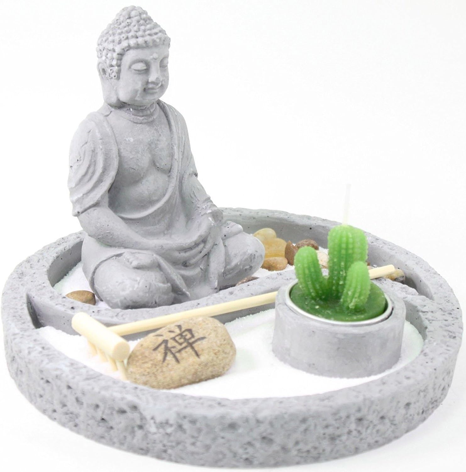 Round Tabletop Buddha Home Decor Gift ~ We Pay Your Sales Tax