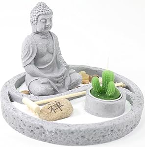 Round Tabletop Buddha Home Decor Gift ~ We Pay Your Sales Tax