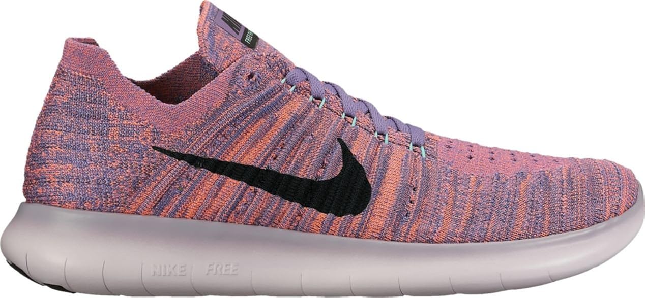 Amazon.com | Nike Women's Free Running Motion Flyknit Shoes, Purple Earth/Black - 7.5 B(M) US 