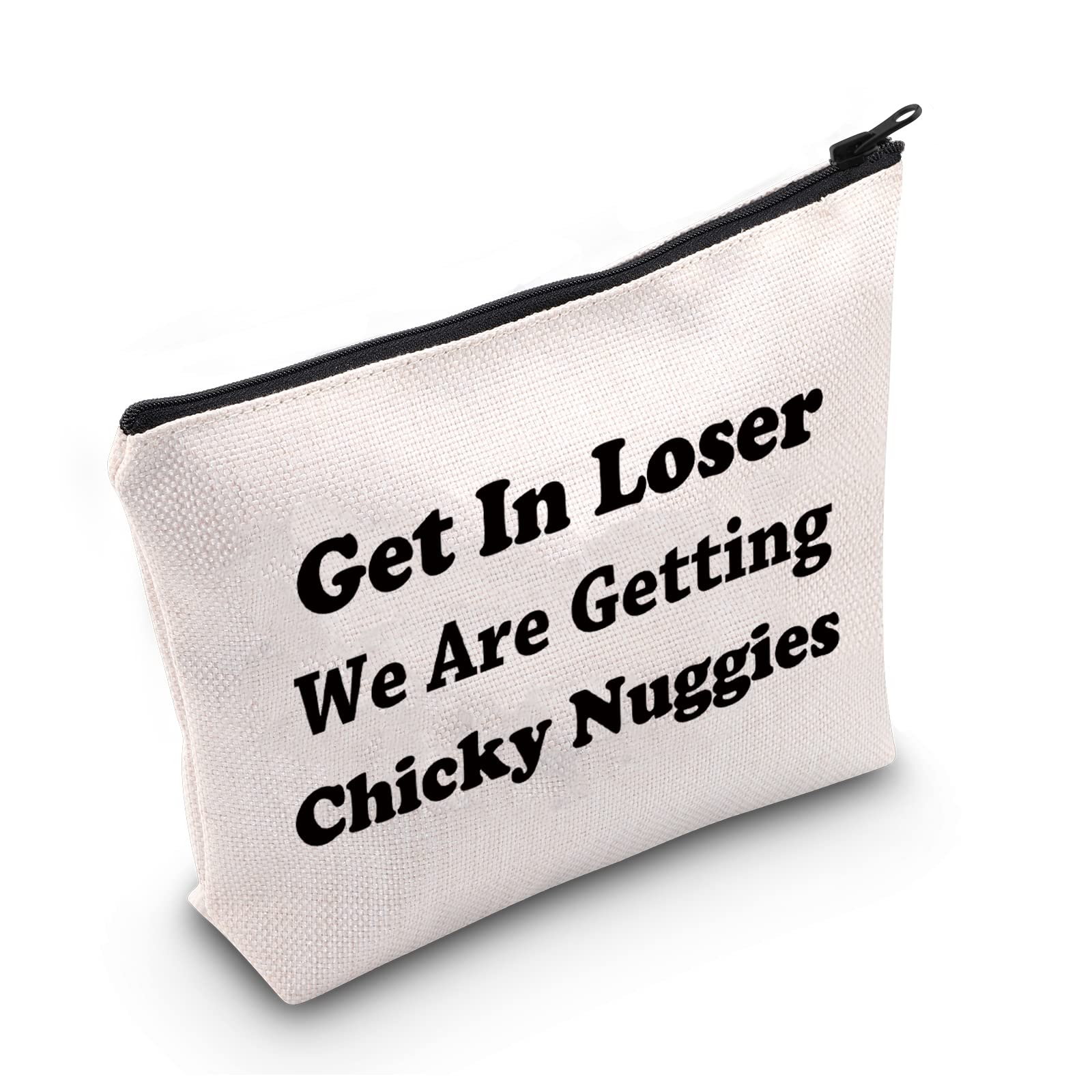 LEVLO Funny Chicken Nuggets Gifts Get In Loser Makeup Bags For Best Friend Christmas Gifts, Buggies, Daily