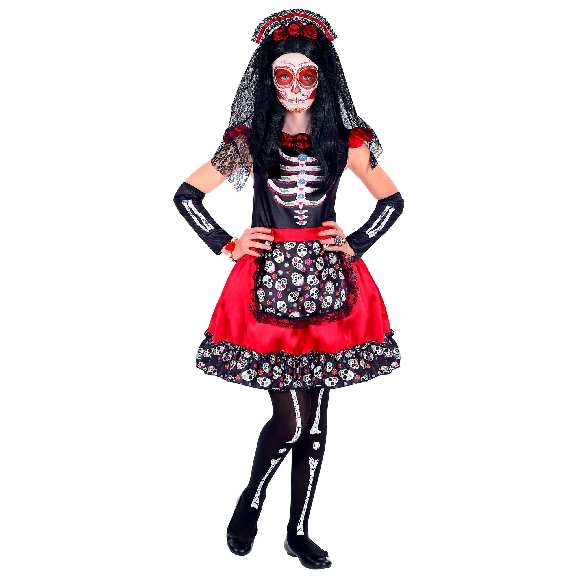 Widmann Children's Costume Mujer Dia de los Muertos