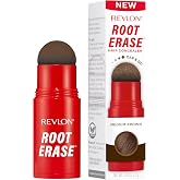 Revlon Root Erase Hair Concealer, Instant Root Touch Up, 03 Medium Brown | Instant root touch-up that covers grays and regrowth between colorings; washes out with shampoo. Temporary hair color.