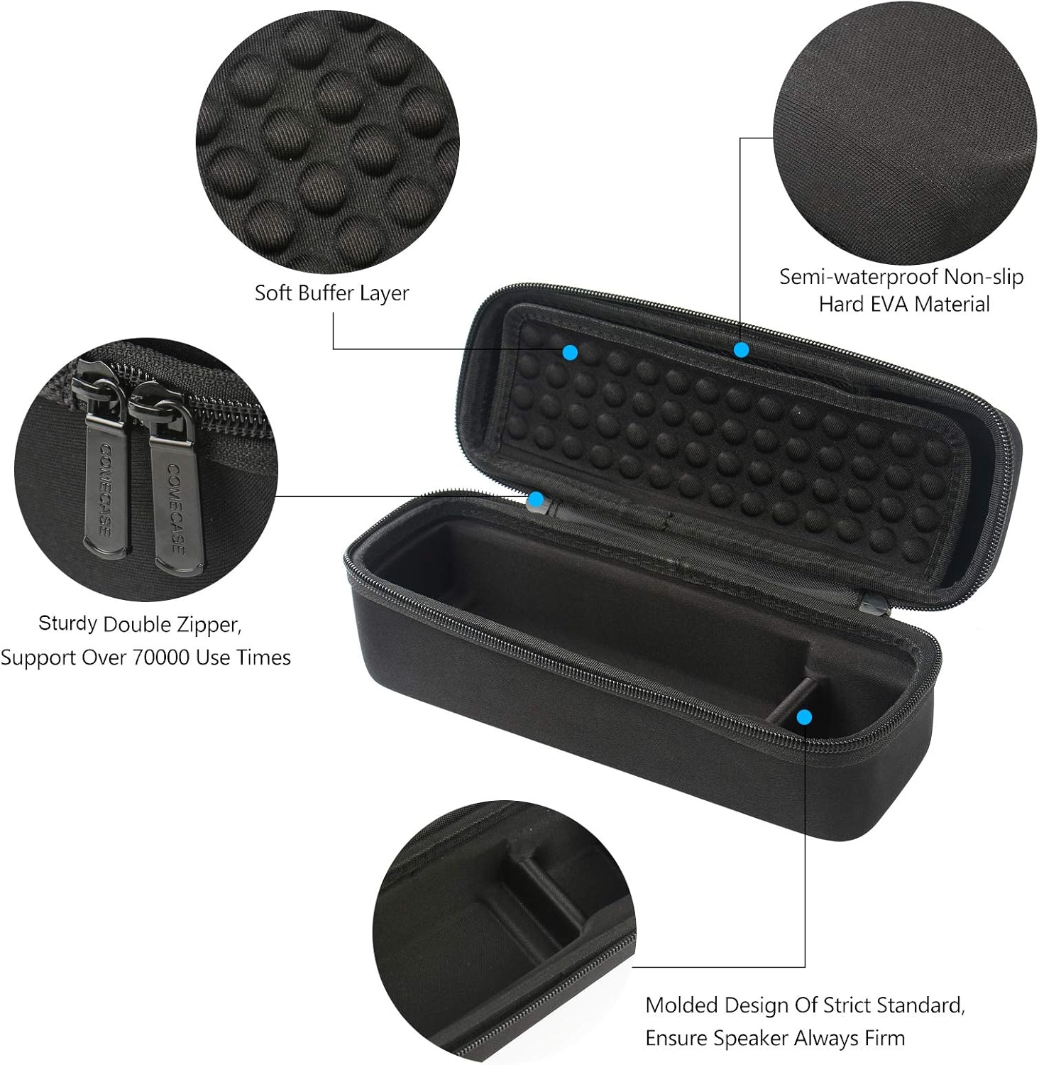 COMECASE Travel Hard Case Bag for Bose Soundlink Mini/Mini 2 Bluetooth Portable Wireless Speaker