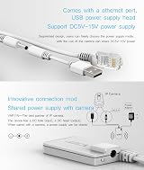 Vonets VAP11N-300 Mini WiFi Bridge Ethernet Adapter 300Mbps RJ45 Smart TV Camera view 6