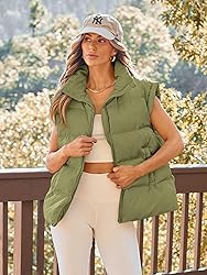 AUTOMET Womens Puffer Vests Fall Fashion Clothes