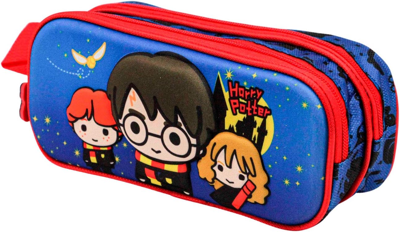 KARACTERMANIA Harry Potter Castle-3D Double Pencil Case, Multicolour, Un tamaño
