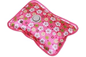 Rechargeable Electric Hot Water Bottle with US Plug, Sealed Leakproof Warmer for Cramps Pain Relief