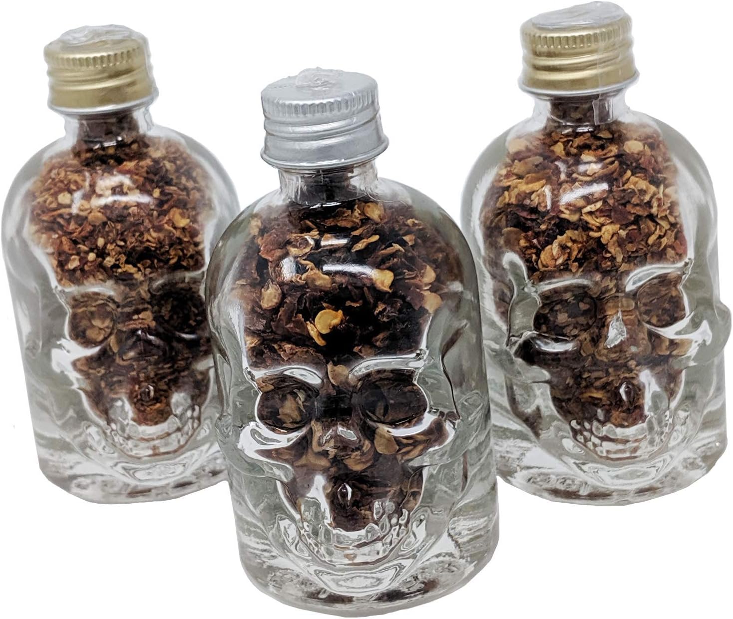 The 3 Spiciest Chillies in The World Gift Set - Ghost Chilli, Trinidad Scorpion and Carolina Reaper Powder