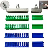 CYGOODS 10pcs/Set Adhesive Green Blue Glue Tabs Tools Kits for Car Paintless Dent Repair Tool Auto Dent Repair Tools Long Dent Repair Tools