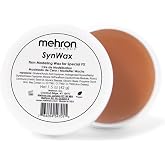 Mehron Makeup SynWax, Special FX Modeling Wax - 1.5 oz | Pro SFX Wax for Fake Wounds &amp; Scars. Perfect for Cosplay, Halloween, &amp; Theater. Vegan, Cruelty Free, &amp; Made in the USA.