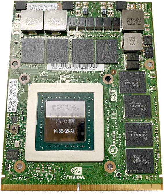 New GDDR5 8GB Graphics Video Card for HP 8770W ZBook 17 G3 G4 Lenovo