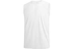 AlisOker Boys UPF 50+ Mesh Athletic Quick Dry Tank Top Moisture Wicking Active Sleeveless Mesh Shirts Tops for Youth