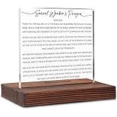 Social Work Gift Social Worker Prayer Social Work Office Decor Social Worker Office Decor Gift for Social Worker Graduation,Social Work Gifts on Birthday, for Home Office Sign Plaques SOK35