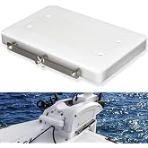 1854054 RTA-54 Replacement for Minn Kota Composite Quick Release Bracket Mount Plate Compatible with Riptide Electric Steer Trolling Motor Ulterra Terrova PowerDrive V2 &amp; Deckhand 40 - White