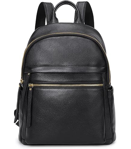 BOYATU Genuine Leather Backpack Purse for Women: Anti Theft Convertible Soft Backpacks