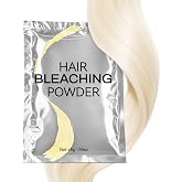Hair Bleach Powder for Hair, Professional Lightening Bleach Lift Up to 8 Levels, for Hair Highlights &amp; Lightening 45g