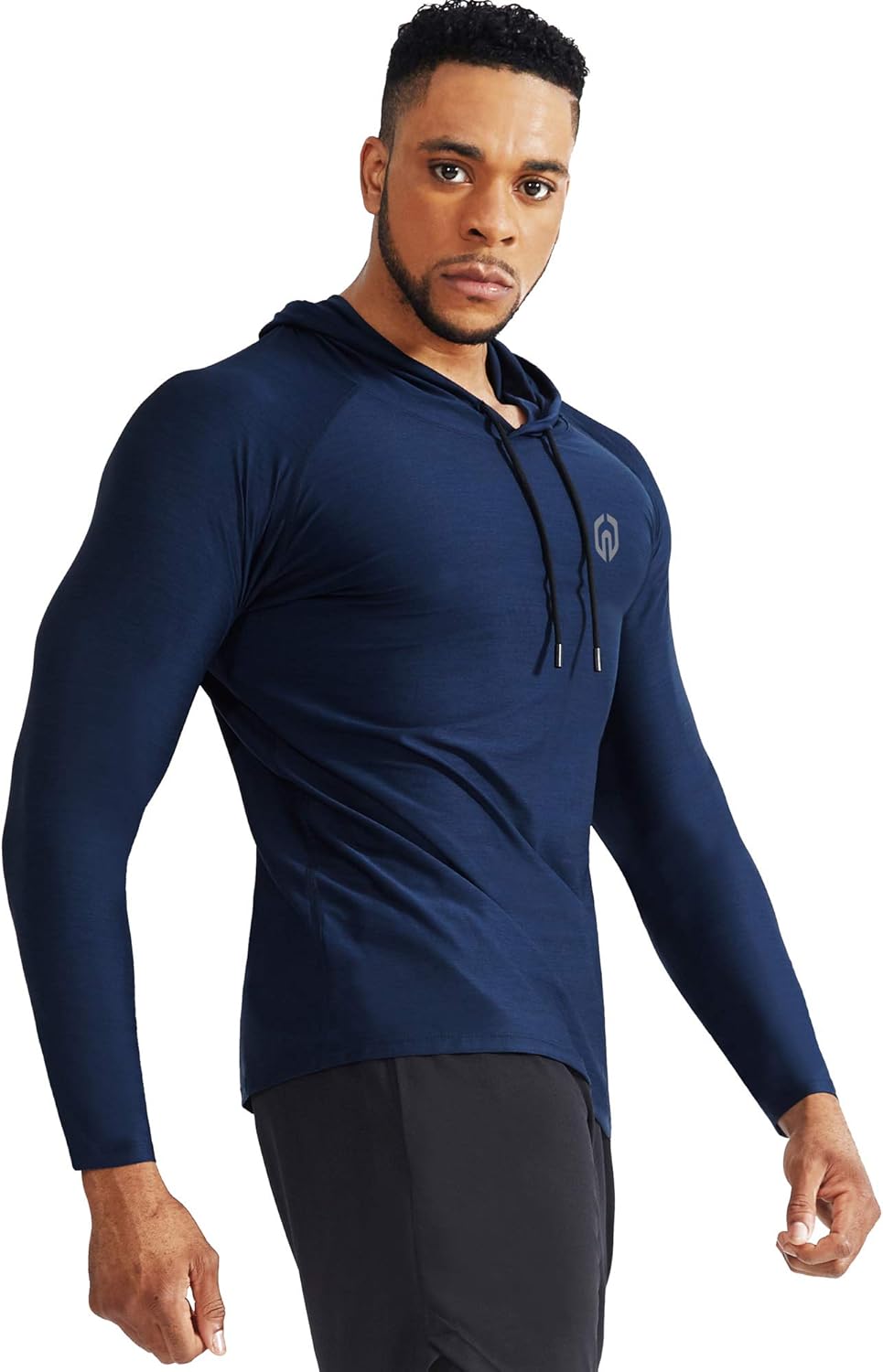 Neleus Men's Dry Fit Athletic Workout Running Shirts Long Sleeve: Clothing