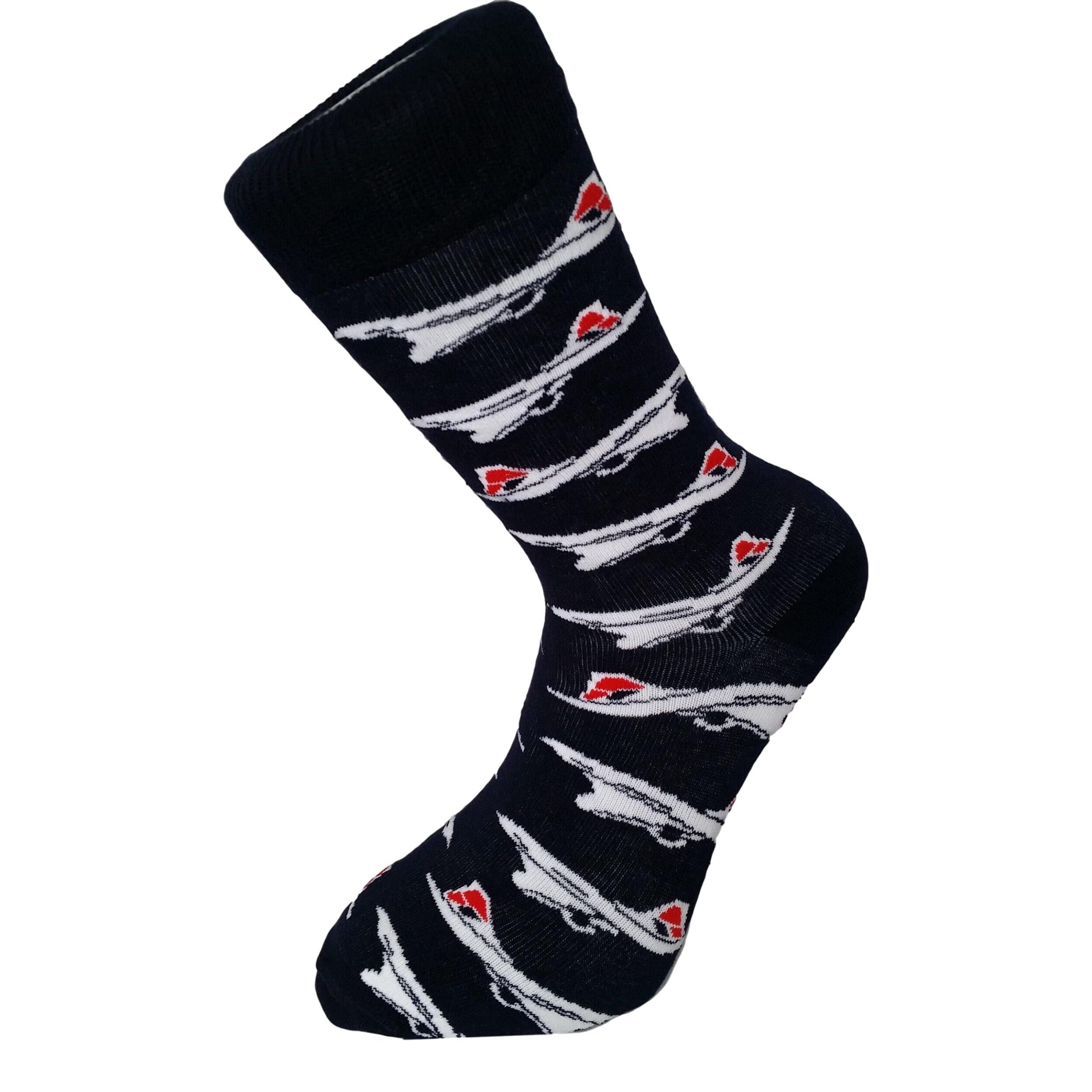 Tie Studio British Airways Tail Concorde Aircraft Unisex Novelty Ankle Socks Size 6-11