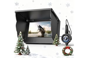 Eyoyo Underwater Fishing Camera with 4.3 Inch LCD, 5000mAh Battery, Infrared Night Vision, IP68 Waterproof Portable Fish Camera for Ice, Lake, Boat & Kayak Fishing