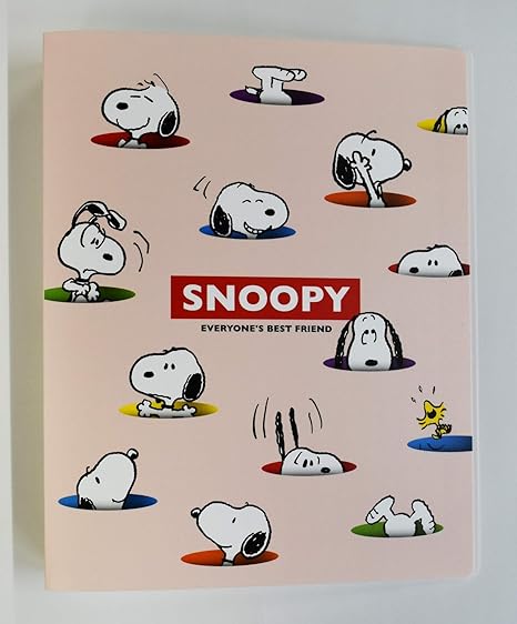 Amazon デルフィーノ Peanuts スヌーピー 26穴ファイルブック カラフル B5 P O型リングファイル 文房具 オフィス用品