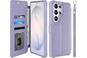 VANAVAGY Wallet Case for Galaxy S26 Ultra with RFID Blocking Card Holder, [12ft Drop Protection] Flip Folio Cover PU Leather 