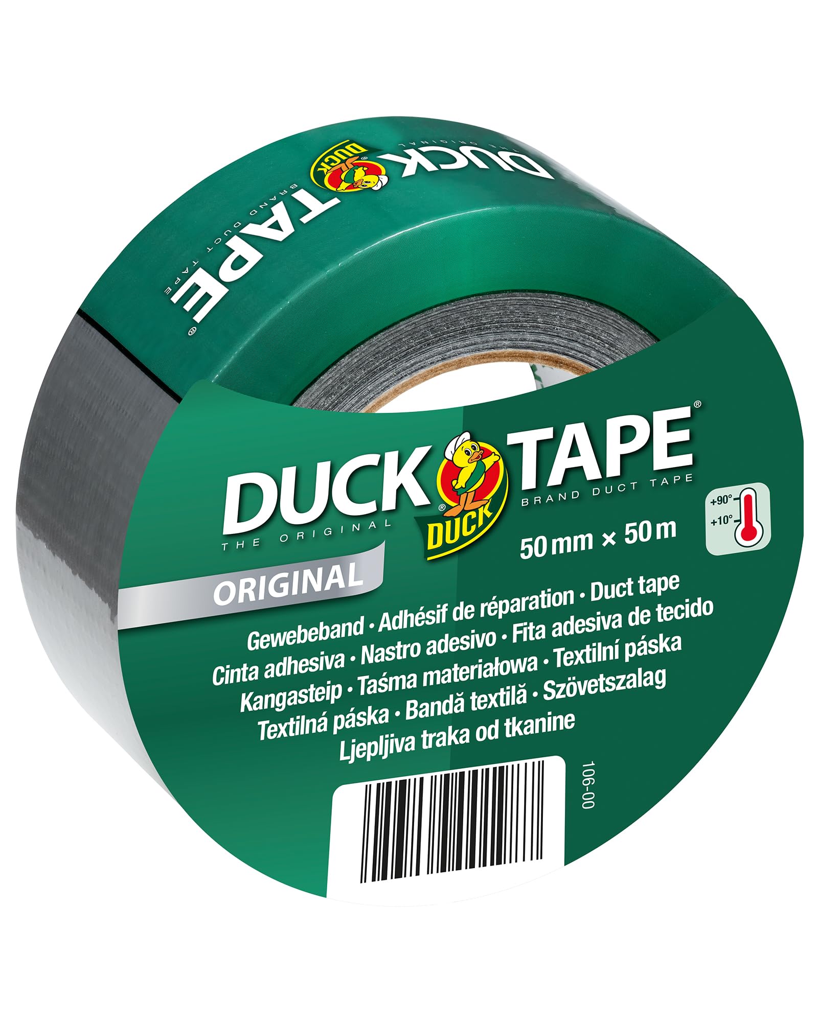 Duck Original Cloth Tape 50mm x 50m Silver