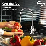 iSpring GA1-BN Brushed Nickel Water Filter Designer Faucet 14oz Solid Brass view 6