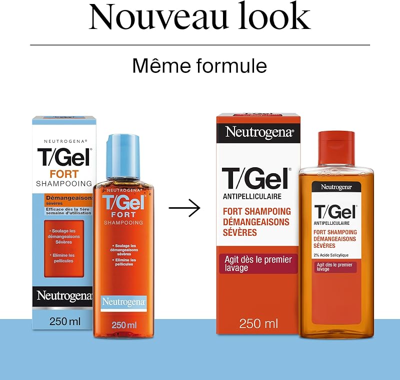 Shampoing T/Gel Fort Démangeaisons Sévères, flacon de 250 ml