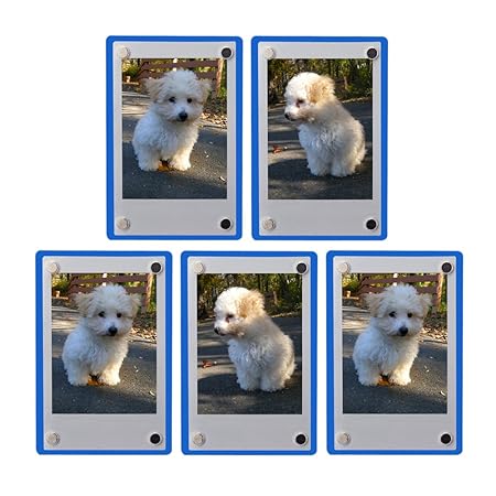 FoRapid 5 piezas 3 pulgadas transparente/azul acrílico ...