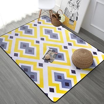 Amazon De Eleganter Weicher Quadratischer Teppich Grosser Teppich