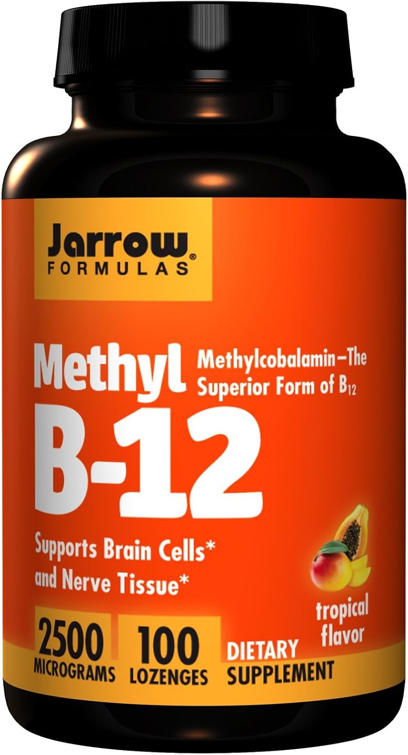 Jarrow Formulas - Methyl B-12, Tropical Flavor, 2500 mcg, 100 Lozenges