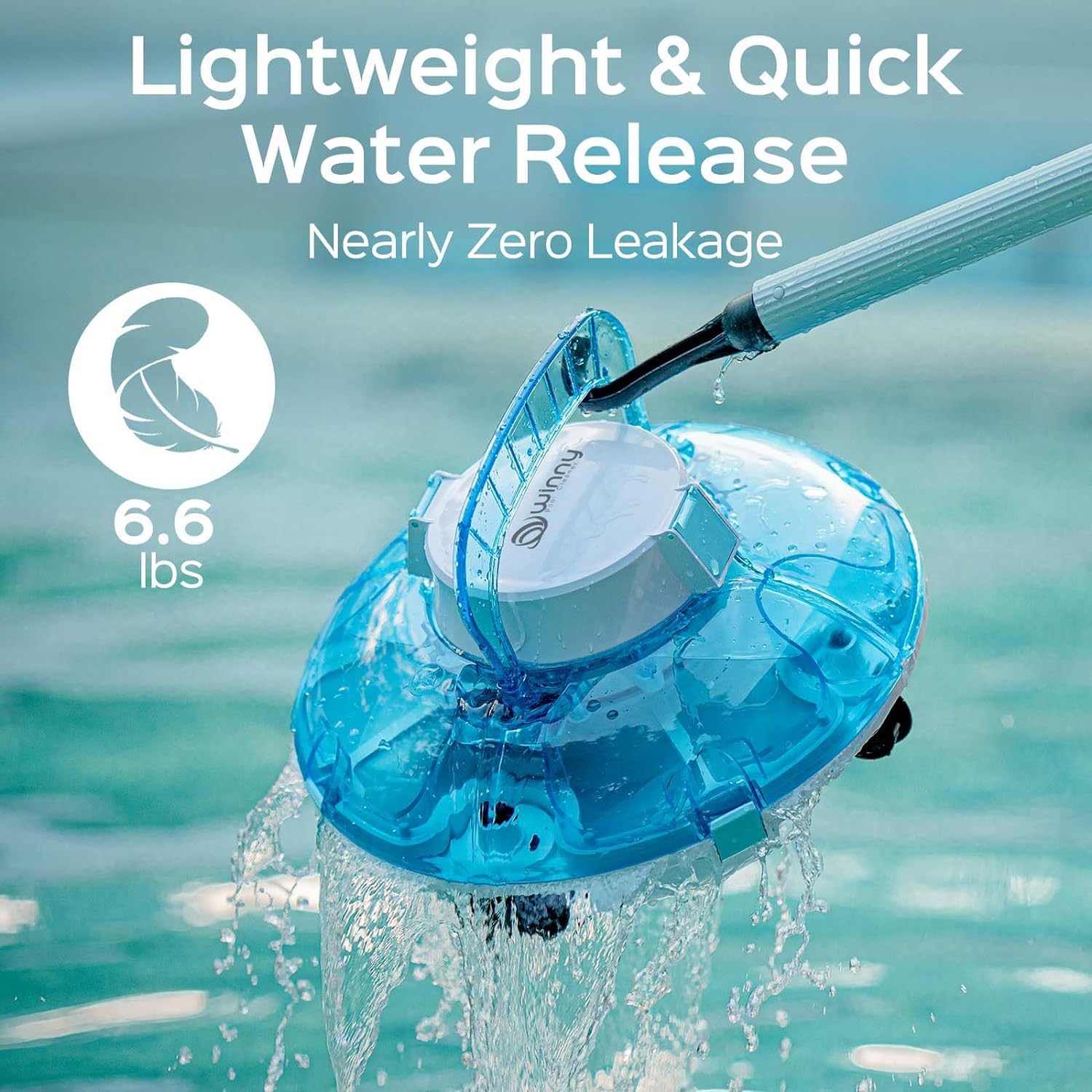 WINNY POOL CLEANER Cordless Robotic Pool Vacuum, Automatic Pool Vacuum