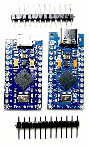 thumbnail image 2 of Pro Micro ATmega32U4 5V 16MHz Development Board - Replace ATmega328 Pro Mini 2 of 5
