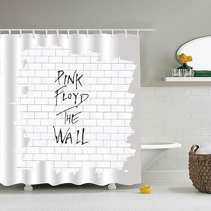 Trongr Shower Curtain Pink Floyd The Wall Waterproof Polyester