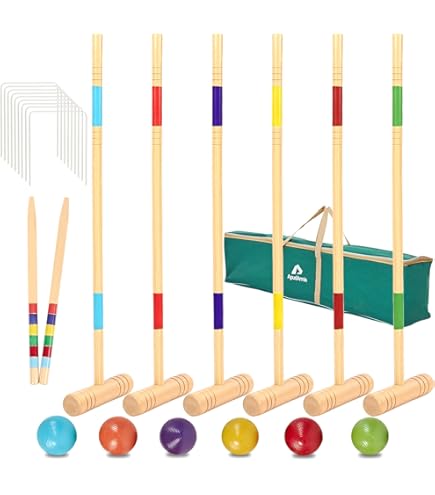 Amazon.com: BALAVIC 100mm Resin Bocce Ball Set Multicolor Balls w 