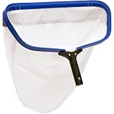 Purity Pool ULSLT Ultra-Lite 18-Inch Lightweight Professional Leaf Rake, Silt Model,Blue/White