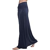 Urban CoCo Women's Stylish Spandex Comfy Fold-Over Flare Long Maxi Skirt