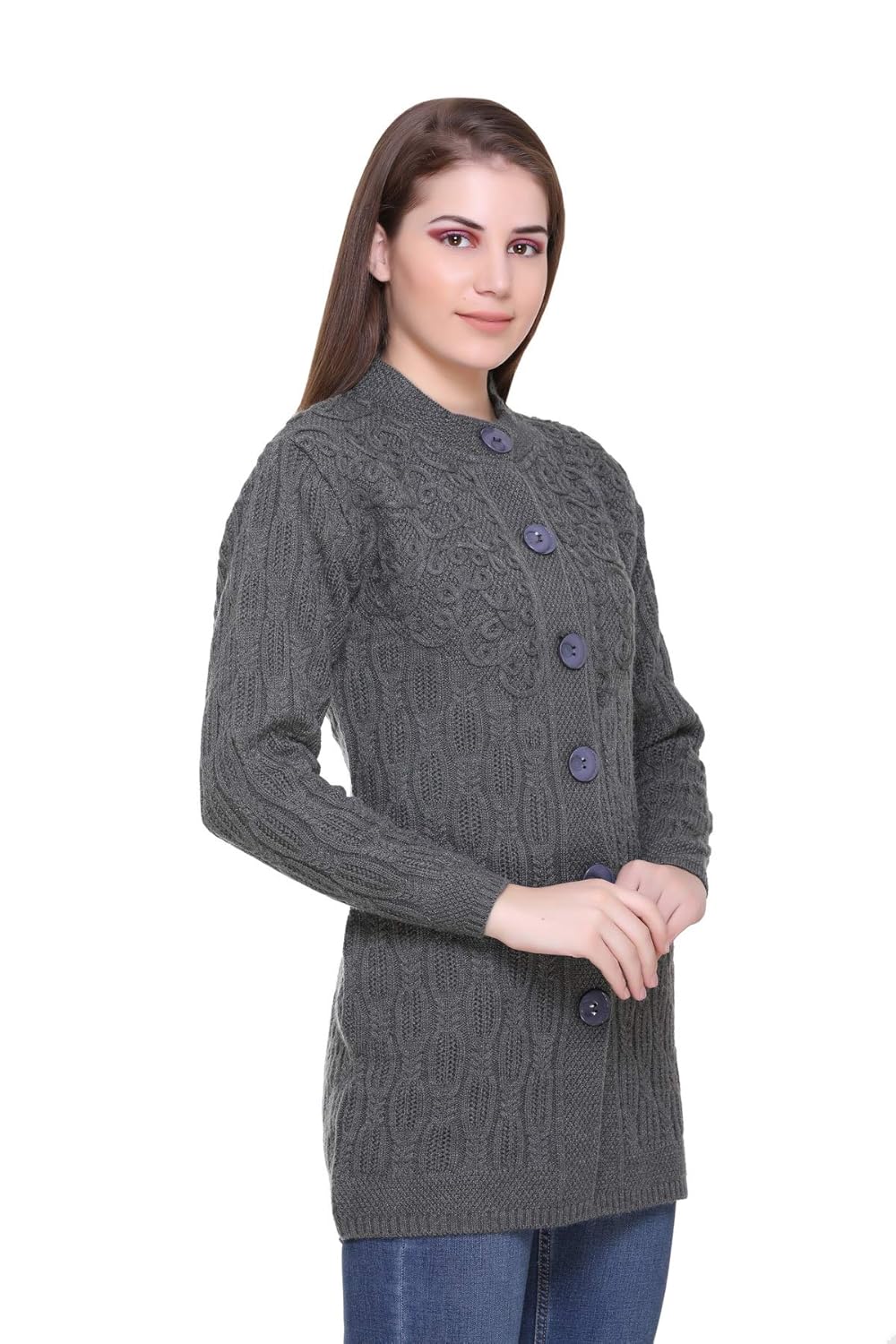 zoravie women's winter woolen coat