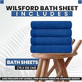 GC GAVENO CAVAILIA Large Towels Bath Sheet 4 Pack Egyptian Cotton 75x135 cm view 3